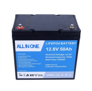 12,8V 50Ah punjiva litij-ionska baterija Lifepo4 baterija litij-ionska baterija
