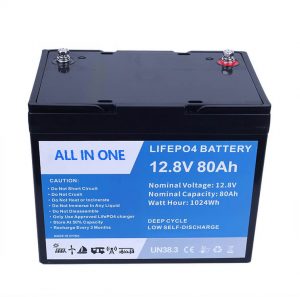 12.8V 80Ah punjiva baterija Baterija Litij-ionska baterija