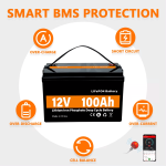 LiFePO4 solarna baterija za pohranu energije 12V 100Ah