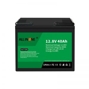 12.8V 40Ah LiFePO4 Zamjenska litij -ionska baterija za olovnu kiselinu 12V 40Ah