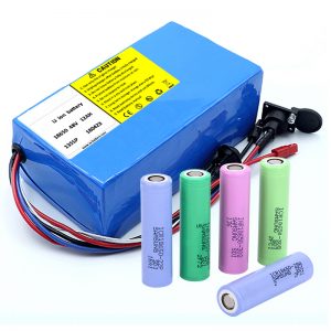 Litijska baterija 18650 48V 12AH 48V 500W električna baterija s BMS-om